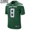 Camiseta Niño New York Jets Elijah Moore 8 Nike Verde 2021 NFL Draft